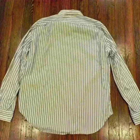 Mens Ralph Lauren Polo Striped Classic Fit Button Down Sz Large - Picture 6 of 6